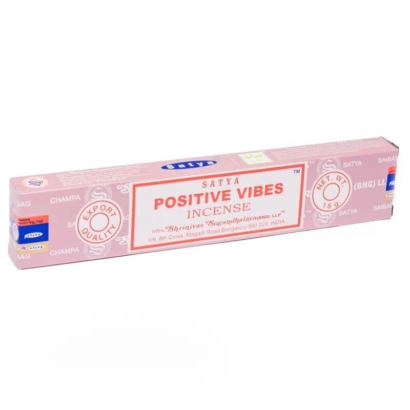 Viirukipulgad Satya Positive Vibes, 15 g цена и информация | Lõhnapulgad ja kodulõhnastajad | hansapost.ee