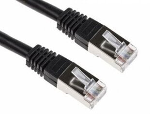 Brackton RJ45 Male - RJ45 Male 5m Black CAT6 цена и информация | Кабели и провода | hansapost.ee