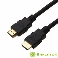 Кабель Brackton HDMI- HDMI 1.0 м Full-HD цена и информация | Кабели и провода | hansapost.ee