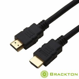 Kabelis Brackton HDMI- HDMI 1.0m Full-HD hind ja info | Juhtmed ja kaablid | hansapost.ee