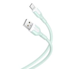 XO cable NB212 USB - USB-C 1,0 m 2,1A green hind ja info | Juhtmed ja kaablid | hansapost.ee