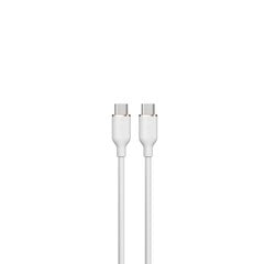 Devia cable Jelly USB-C - USB-C 1,2 m 60W white цена и информация | Кабели и провода | hansapost.ee