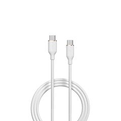 Devia cable Jelly USB-C - USB-C 1,2 m 60W white цена и информация | Кабели и провода | hansapost.ee