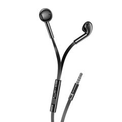 XO wired earphones EP68 jack 3,5 mm black цена и информация | Наушники | hansapost.ee