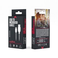 Кабель Maxlife cable USB - microUSB 2,0 м, 2A цена и информация | Borofone 43757-uniw | hansapost.ee