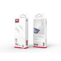 XO cable NB-Q189B PD USB-C - Lightning 2,0 м 20 Вт white цена и информация | Borofone 43757-uniw | hansapost.ee