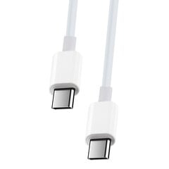 Maxlife cable MXUC-05 USB-C - USB-C 1,0 м 100 Вт white цена и информация | Borofone 43757-uniw | hansapost.ee