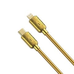 XO cable NB-Q217A PD USB-C - Lightning 1,0 м 20 Вт gold цена и информация | Кабели для телефонов | hansapost.ee