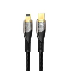 XO Clear cable NB-Q223A USB-C - Lightning 1,0 m 27W black цена и информация | Borofone 43757-uniw | hansapost.ee