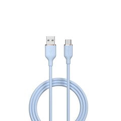 Devia cable Jelly USB - USB-C 1,2 m 2,4A blue цена и информация | Borofone 43757-uniw | hansapost.ee