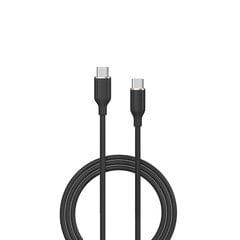 Devia cable Jelly USB-C - USB-C 1,2 m 60W black цена и информация | Кабели для телефонов | hansapost.ee