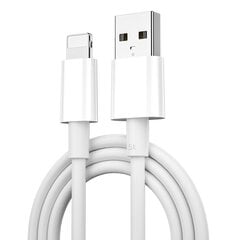 WIWU cable C006 USB - Lightning 1,2 m 2,4A white цена и информация | Borofone 43757-uniw | hansapost.ee