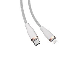 "Devia" kabelis Star PD USB-C - Lightning 1,5 m 27W 3A baltas цена и информация | Кабели для телефонов | hansapost.ee