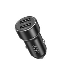 XO car charger CC53 12W 2x USB black цена и информация | Зарядные устройства для телефонов | hansapost.ee