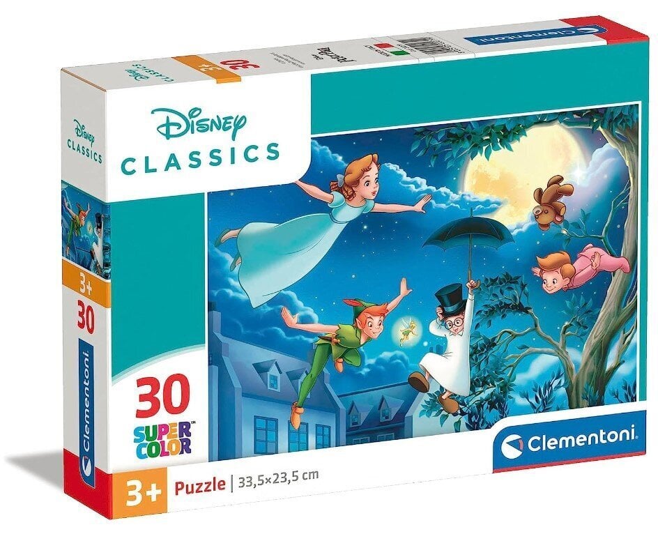 Pusle Clementoni 30 tk, Superkolor Disney Classic 20279 hind ja info | Pusled lastele ja täiskasvanutele | hansapost.ee