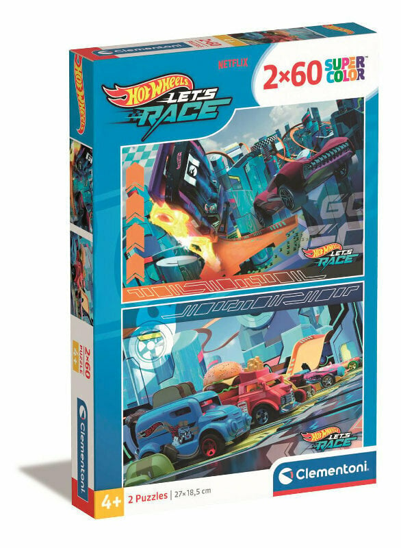 Pusle Hot Wheels SuperKolor Clementoni, 120 d цена и информация | Pusled lastele ja täiskasvanutele | hansapost.ee