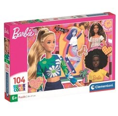 пазл superkolor barbie clementoni, 25753, 104 детали цена и информация | Пазлы | hansapost.ee