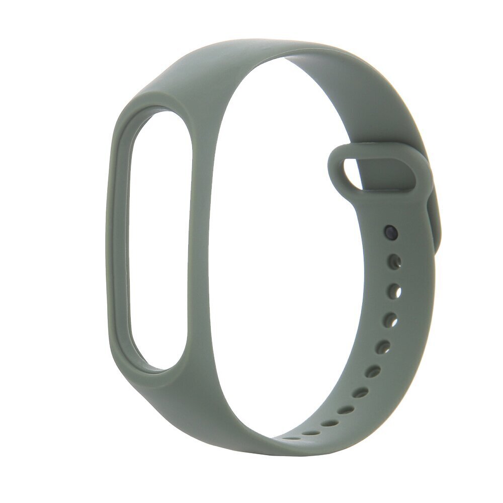 Silicone band for Xiaomi Mi Band 3 / 4 khaki hind ja info | Nutikellade aksessuaarid ja tarvikud | hansapost.ee