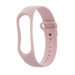 Silicone band for Xiaomi Mi Band 3 / 4 powder pink цена и информация | Аксессуары для смарт-часов и браслетов | hansapost.ee