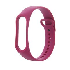 Silicone band for Xiaomi Mi Band 3 / 4 raspberry цена и информация | Аксессуары для смарт-часов и браслетов | hansapost.ee