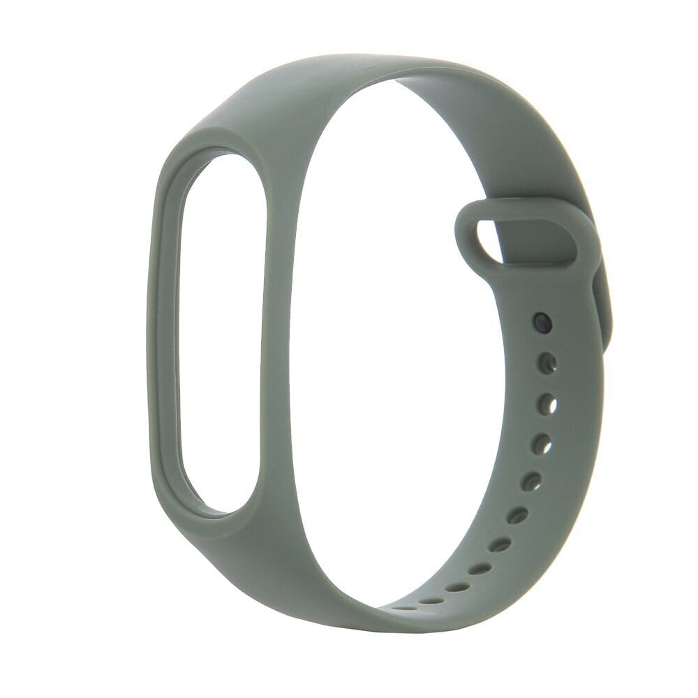 Silicone band for Xiaomi Mi Band 5 / 6 khaki цена и информация | Nutikellade aksessuaarid ja tarvikud | hansapost.ee