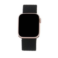 Elastic band M for Apple Watch 42|44|45 mm length 155 mm  black цена и информация | Аксессуары для смарт-часов и браслетов | hansapost.ee