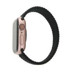 Elastic band M for Apple Watch 42|44|45 mm length 155 mm  black цена и информация | Аксессуары для смарт-часов и браслетов | hansapost.ee