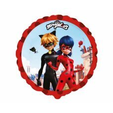 Воздушный шар фольгированный 18 &amp;quot;FX Miraculous Street (RND), в упаковке цена и информация | Шары | hansapost.ee