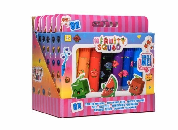 Markerid Fruity Squad Canenco, FS60350, 8 tk цена и информация | Kunstitarbed, voolimise tarvikud | hansapost.ee