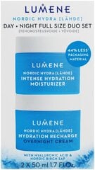 Näokreemide komplekt Lumene Nordic Hydra: päevakreem, 50 ml + öökreem, 50 ml hind ja info | Näokreemid | hansapost.ee