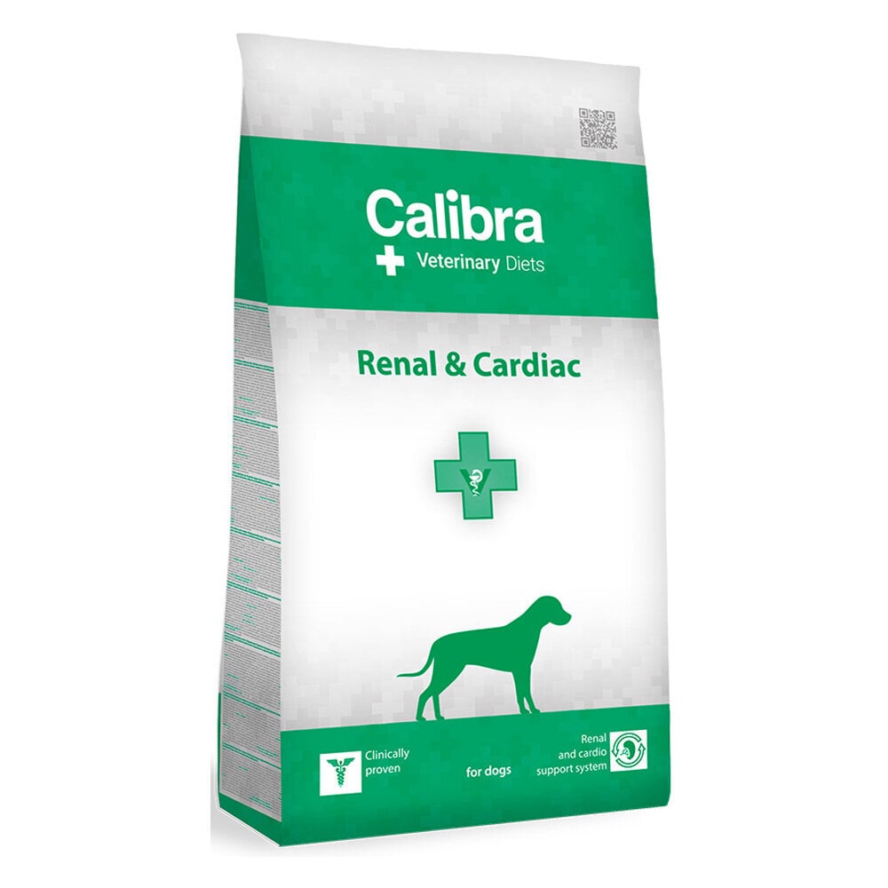 Calibra Veterinary Diet Dog Renal & Cardiac riisiga, 12 kg hind ja info | Koerte kuivtoit ja krõbinad | hansapost.ee