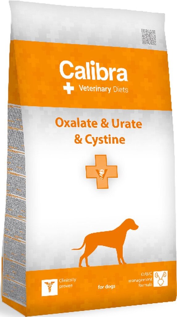 Calibra Veterinary Diet Koer Oxalate&Urate&Cystine riisiga, 12 kg цена и информация | Koerte kuivtoit ja krõbinad | hansapost.ee