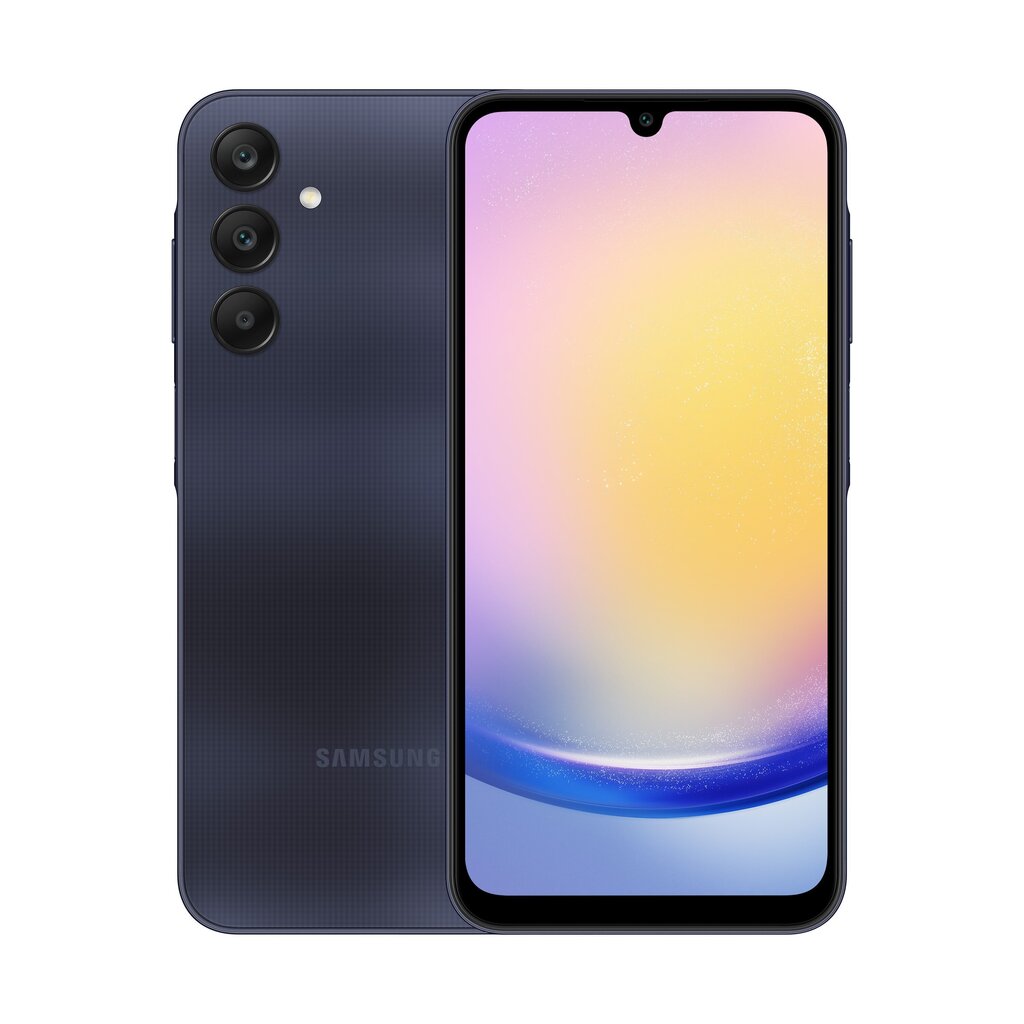 Kahjustatud pakendiga toode. Samsung Galaxy A25 5G 8/256GB Blue Black цена и информация | Mobiiltelefonid, foto- ja videotooted defektiga pakendis | hansapost.ee