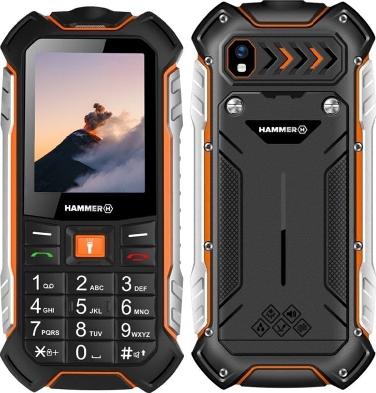 Kahjustatud pakendiga toode. myPhone Hammer Boost LTE Dual SIM Black hind ja info | Mobiiltelefonid, foto- ja videotooted defektiga pakendis | hansapost.ee