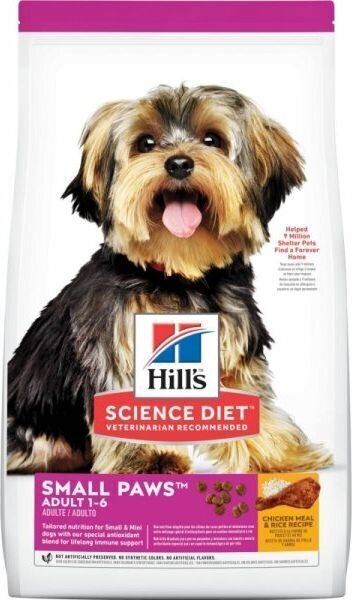 Hill's Science Plan Canine Sensitive Stomach & Skin täiskasvanud väikestele ja kääbuskoertele kanaga, 6 kg цена и информация | Koerte kuivtoit ja krõbinad | hansapost.ee