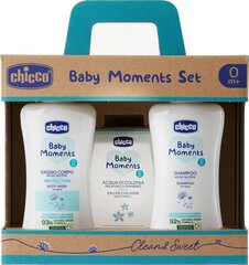 Набор для ухода за телом для младенцев Chicco Baby Moments Set цена и информация | Косметика для мам и детей | hansapost.ee