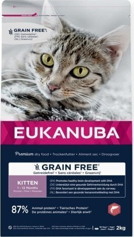 Eukanuba premium kanaga, 2 kg цена и информация | Kassi kuivtoit ja kassikrõbinad | hansapost.ee