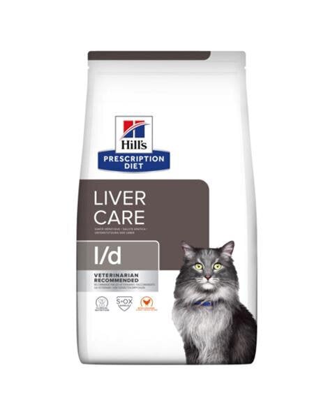 Hill's Prescription Diet Liver Care kanaga, 1.5 kg цена и информация | Kassi kuivtoit ja kassikrõbinad | hansapost.ee