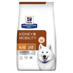 Hill's Prescription Diet Canine k/d + Mobility для взрослых собак, 4 кг цена и информация | Сухой корм для собак | hansapost.ee