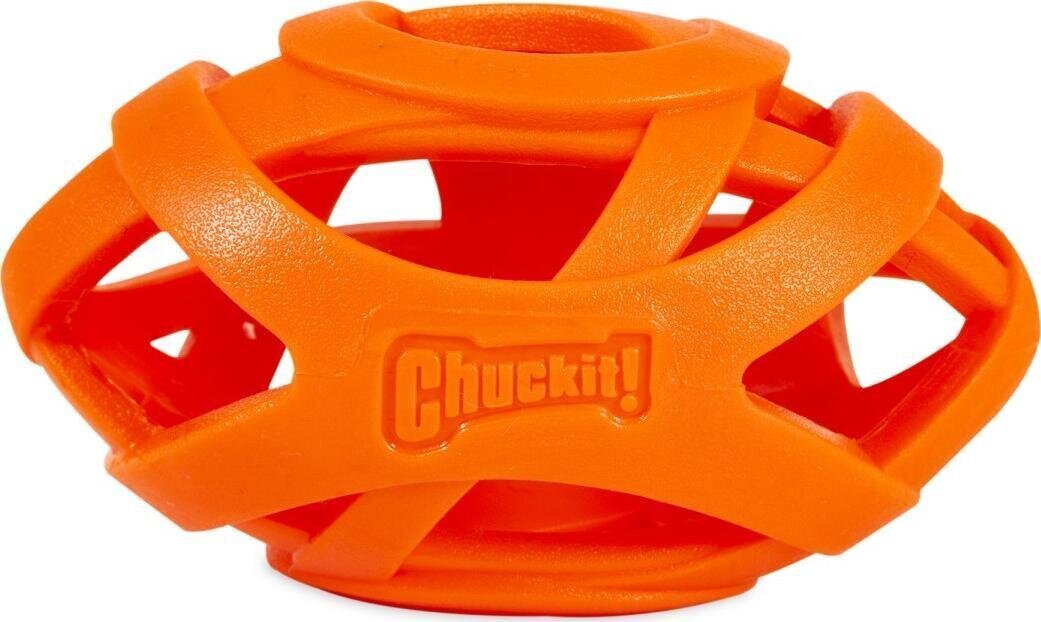 Mänguasi koertele Chuckit! Breathe Right Fetch ragbipall, 14 cm, oranž цена и информация | Koerte mänguasjad | hansapost.ee