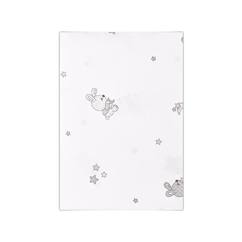 Lorelli laste voodilina Little Rabbits Grey, 150x100 cm hind ja info | Voodilinad | hansapost.ee