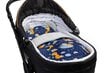 Sensillo vankri voodipesu komplekt Velvet Navy Blue Foxes, 56×76 cm, 2-osaline hind ja info | Laste voodipesu | hansapost.ee