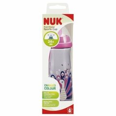 Nuk Sports Cup joogipudel, roosa, 24+ kuud, 450 ml hind ja info | NUK Lastekaubad ja beebikaubad | hansapost.ee