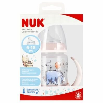 Pudel Nuk First Choise Donkey, roosa, 6-18 kuud, 150 ml цена и информация | Lutipudelid ja tarvikud | hansapost.ee