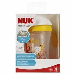 Nuk Motion Cup, kollane, 8+ kuud, 230 ml hind ja info | Lutipudelid ja tarvikud | hansapost.ee