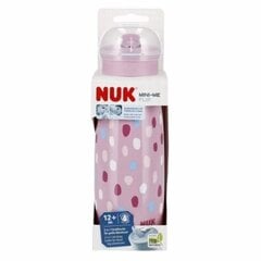 Nuk Mini-Me joogipudel, roosa, 12+ kuud, 450 ml hind ja info | Lutipudelid ja tarvikud | hansapost.ee