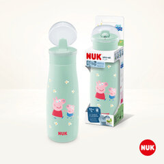 Pudel Nuk Mini-Me Peppa Pig, roheline, 12+ kuud, 450 ml price and information | Lutipudelid ja tarvikud | hansapost.ee