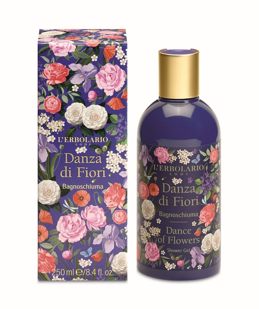 Dušigeel L'Erbolario Dance of Flowers 250 ml hind ja info | Dušigeelid, õlid | hansapost.ee