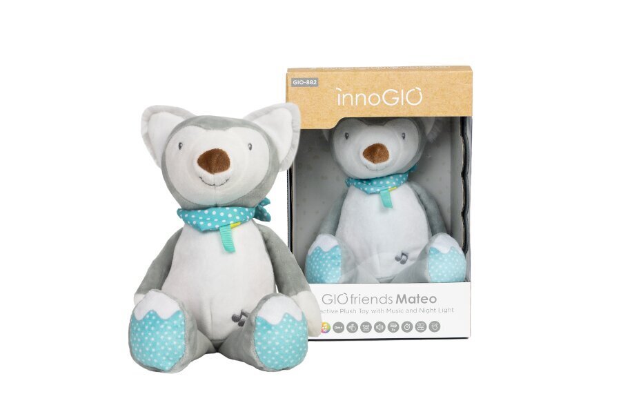 Plush mänguasi InnoGIO sõber Mateo, GIO-882 hind ja info | Beebide mänguasjad | hansapost.ee