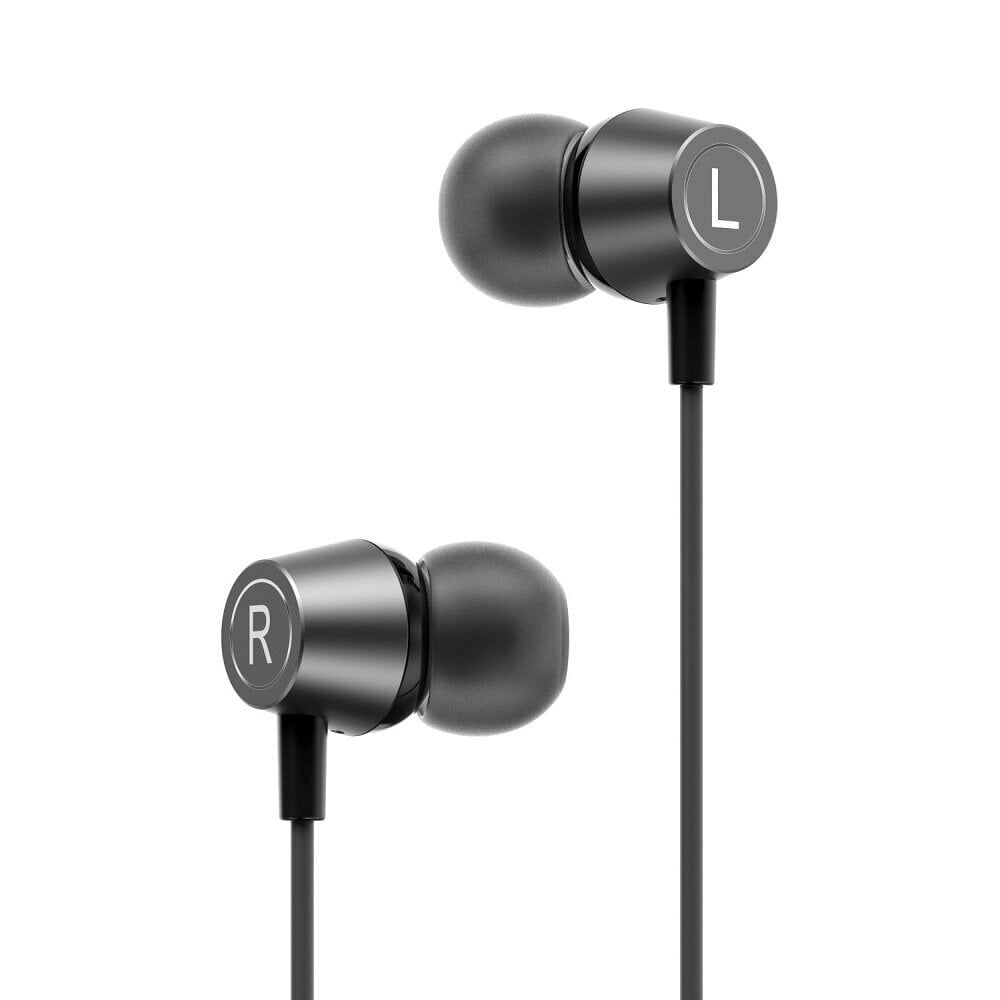 XO wired earphones EP59 jack 3,5mm black цена и информация | Kõrvaklapid | hansapost.ee